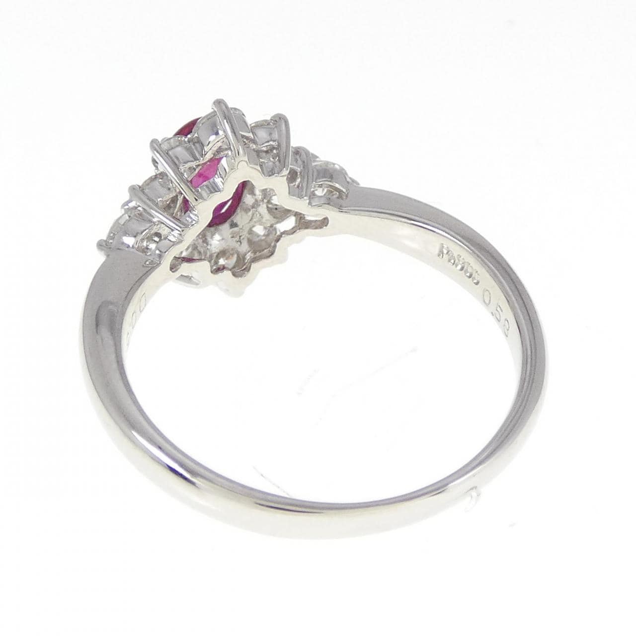 PT ルビー リング 0.58CT