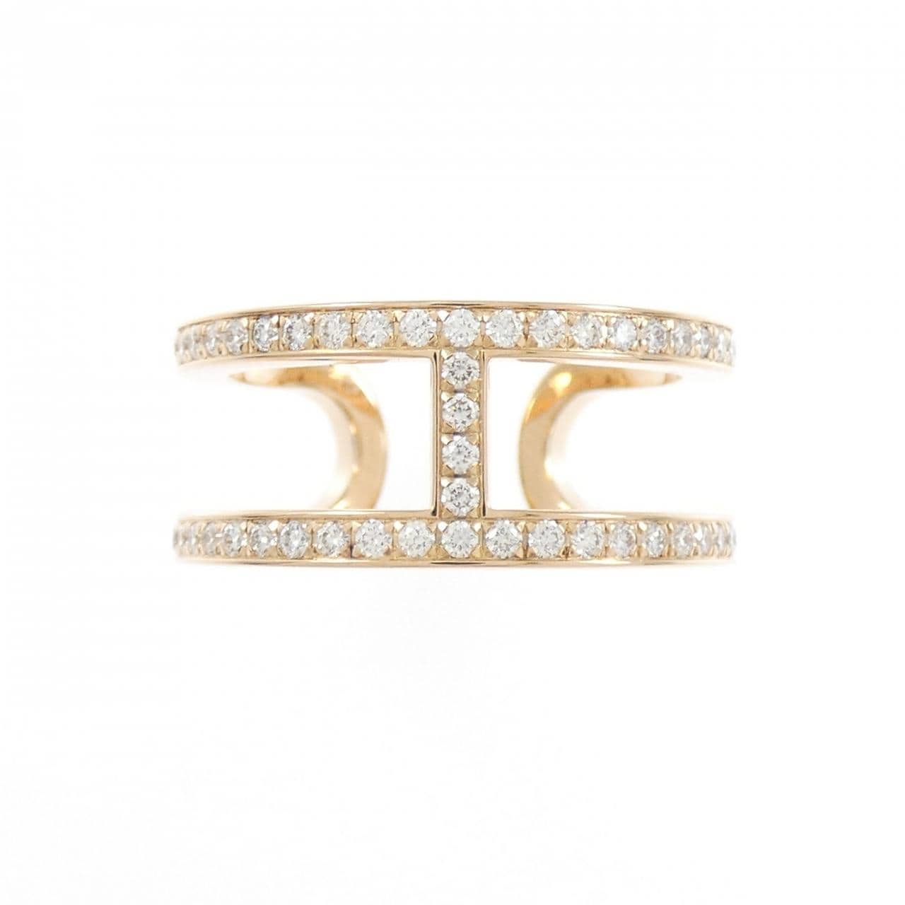 エルメス エヴァーシェーヌダンクル MM リング 0.61CT