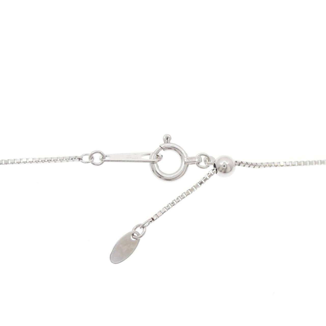 18KWG/K18WG ダイヤモンド ネックレス 0.15CT