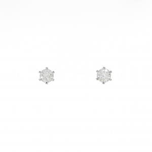 【リメイク】PT900/ST ダイヤモンド ピアス 0.221CT 0.230CT F SI2 EXT H＆C