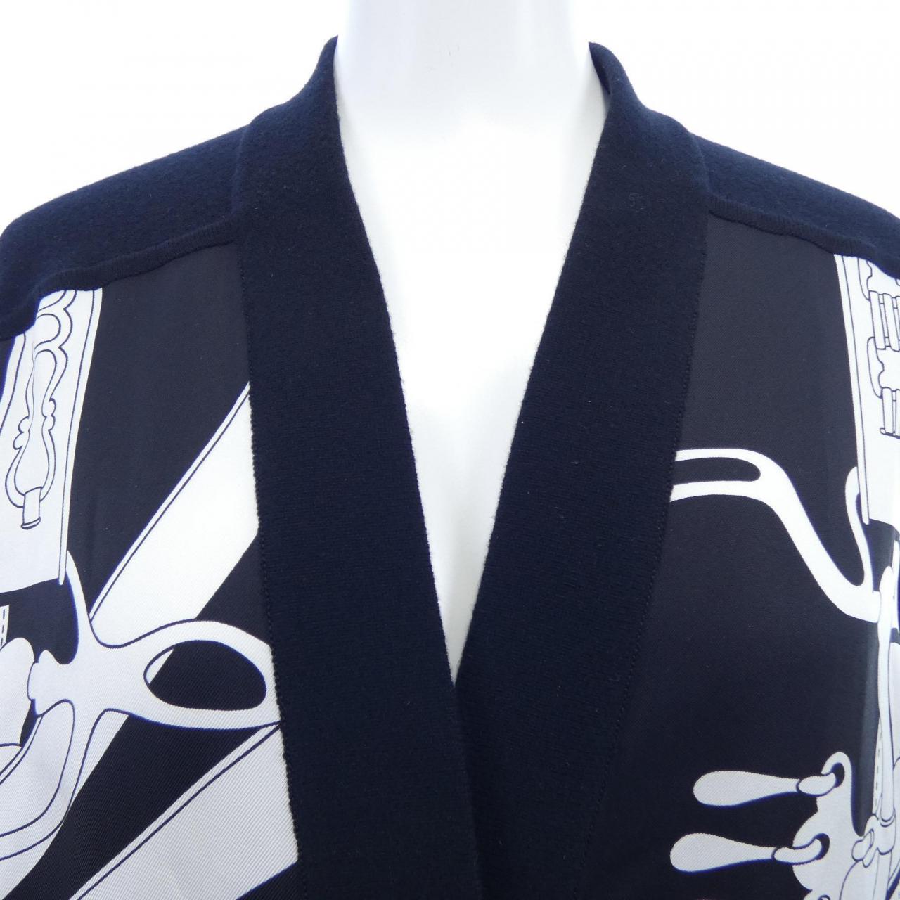 エルメス HERMES LA PROMENADE DU MATIN 2H2817DT ロングカーディガン