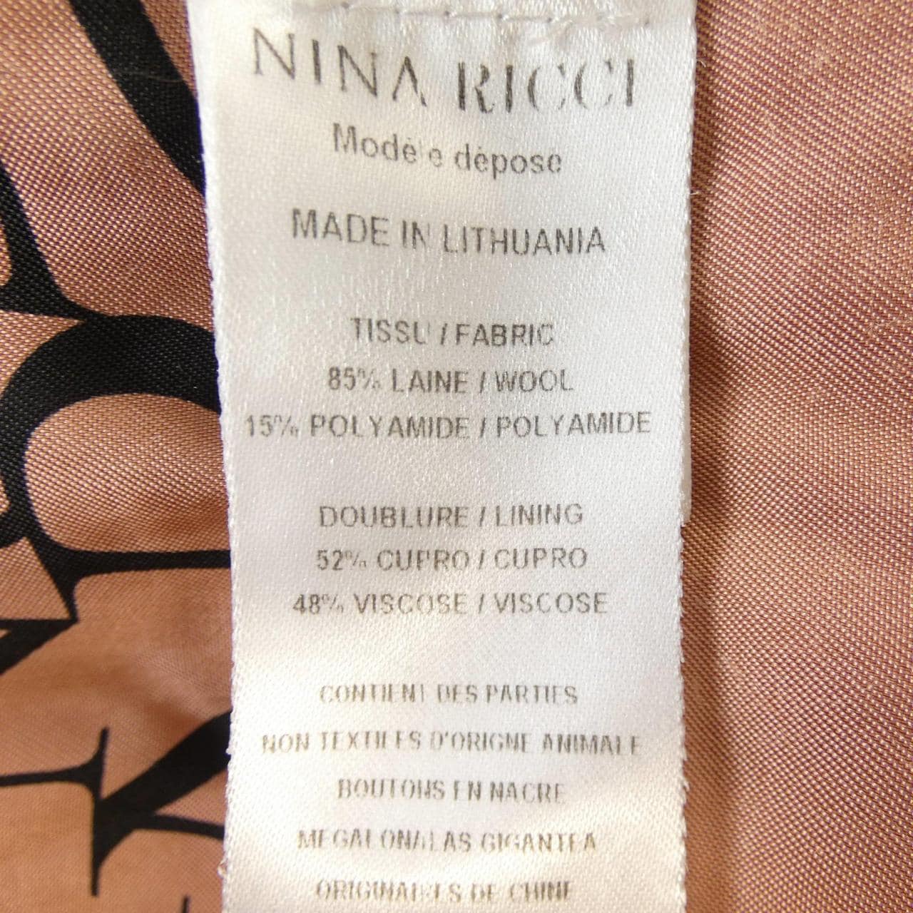 ニナリッチ NINA RICCI コート