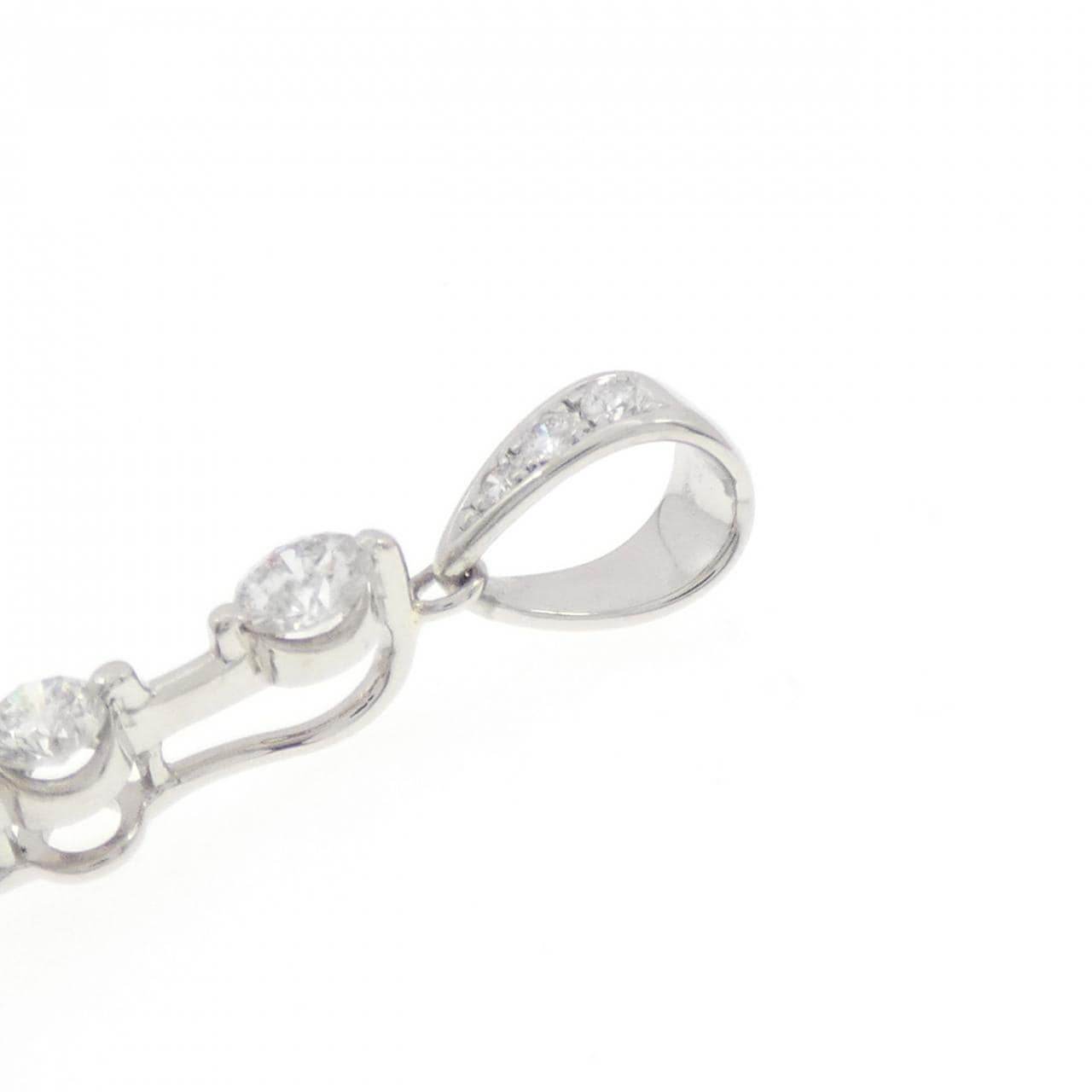 PT900 クロス ダイヤモンド ペンダント 3.02CT
