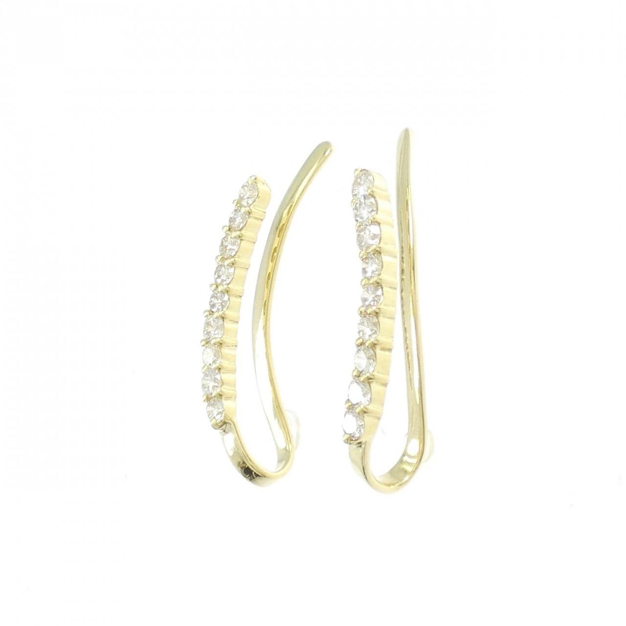 K18YG ダイヤモンド イヤリング 1.00CT