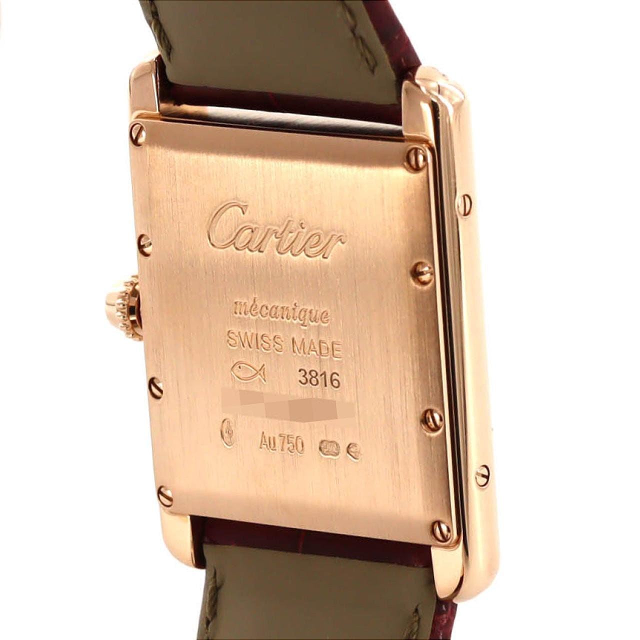 カルティエ タンクルイカルティエLM PG/D WJTA0014 PG･RG 手巻