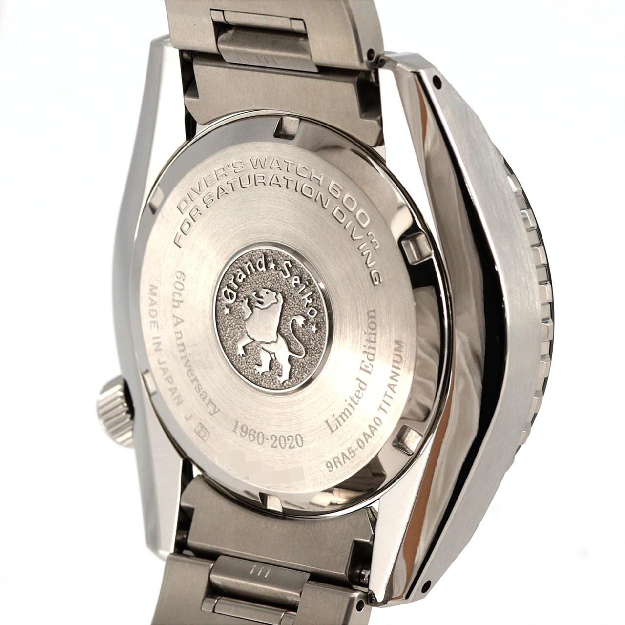 セイコー グランドセイコー･スプリングドライブ5Days TI LTD 9RA5-0AA0/SLGA001 TI 自動巻