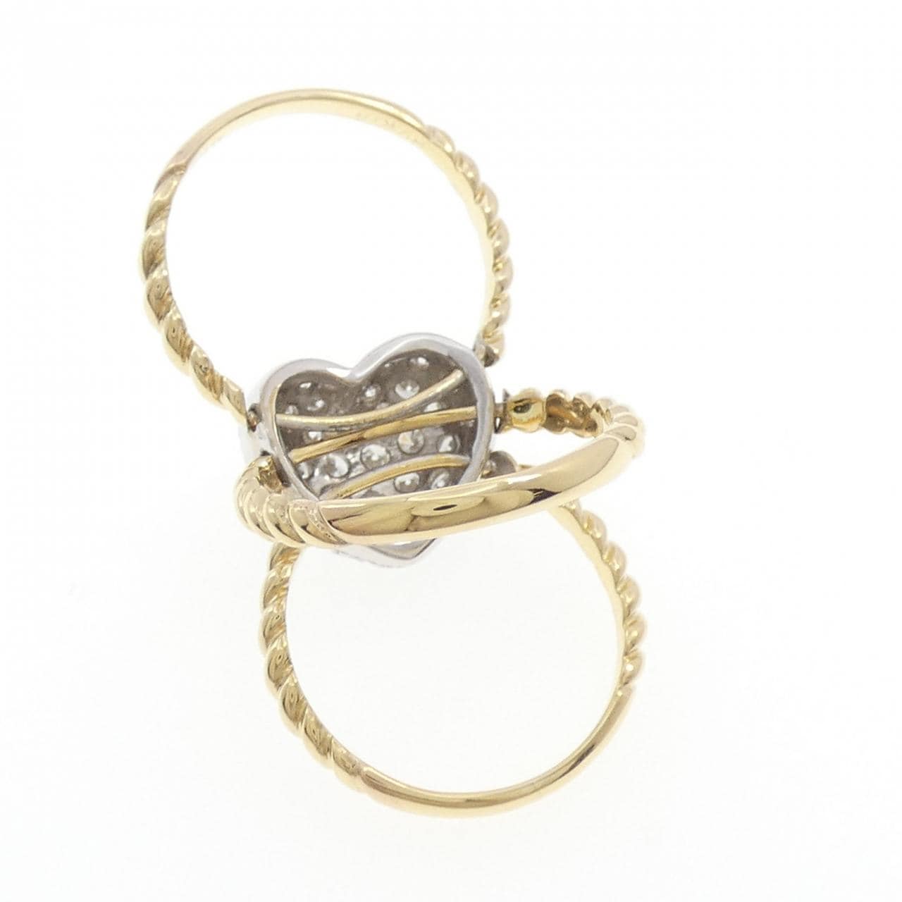 ポンテヴェキオ パヴェ ダイヤモンド リング 1.00CT