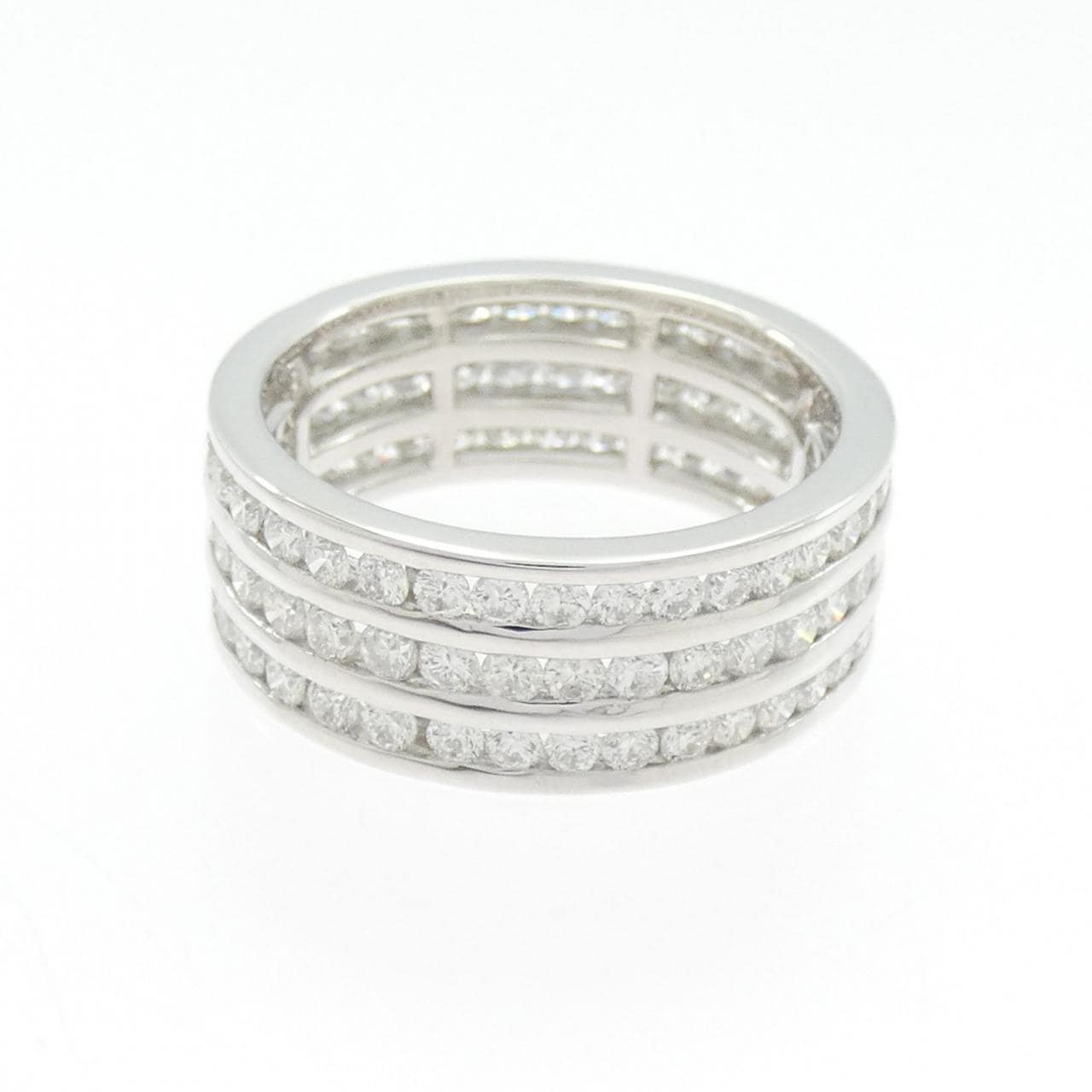 K18WG フルエタニティ ダイヤモンド リング