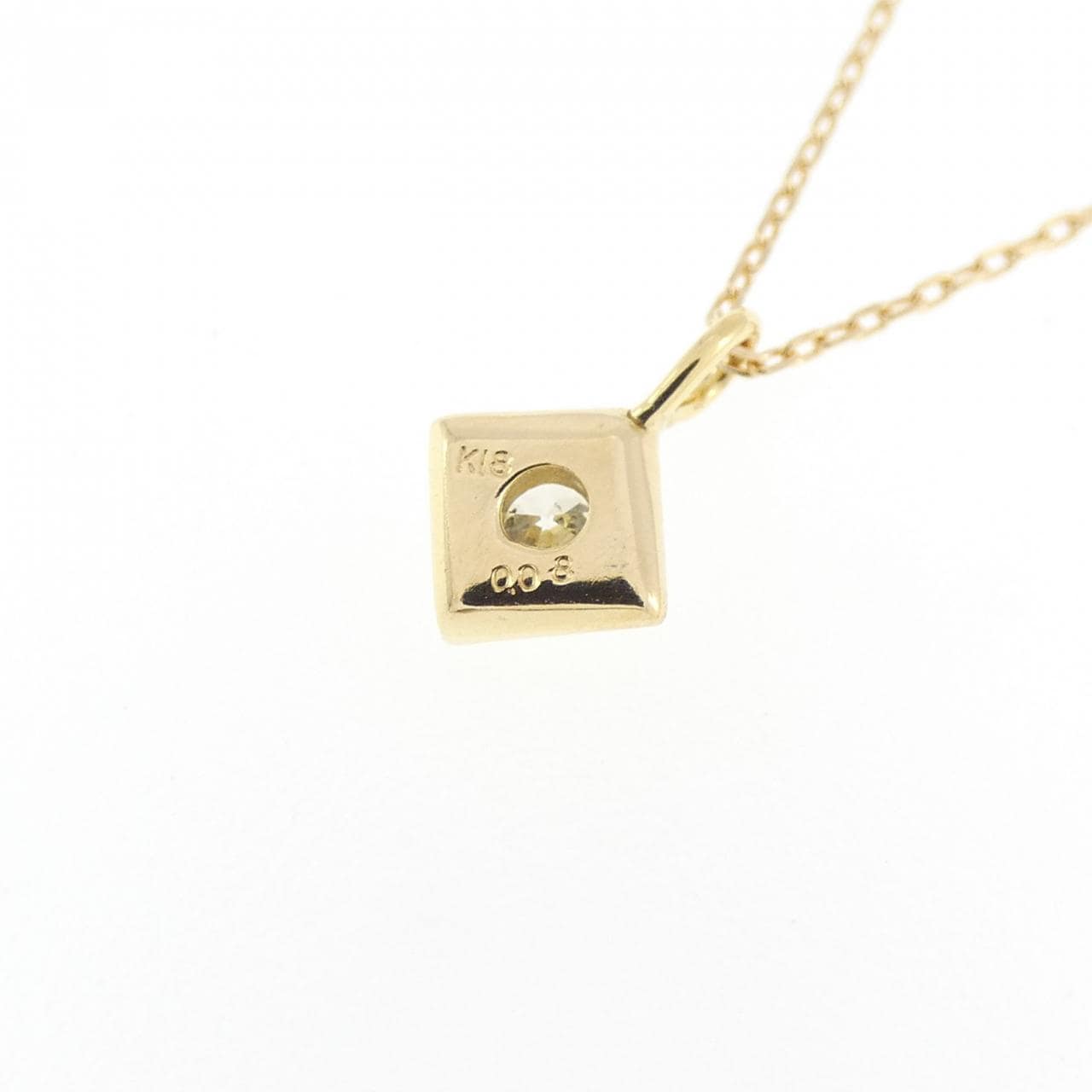 K18YG ダイヤモンド ネックレス 0.08CT