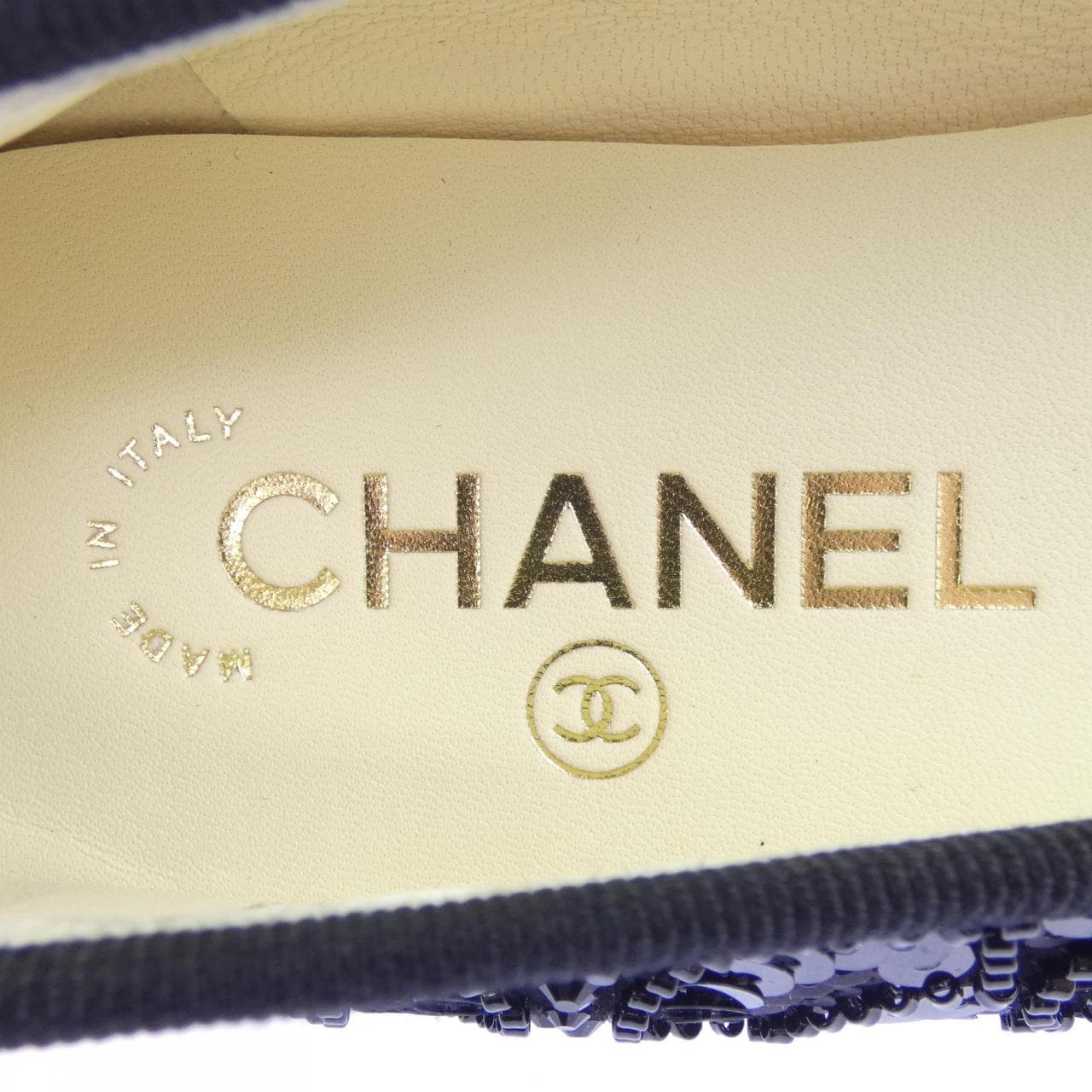 シャネル CHANEL バレリーナ G02819B15165 フラットシューズ