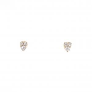 K18PG ピンクダイヤモンド ピアス 0.04CT