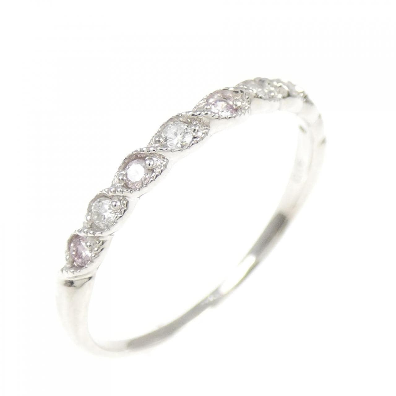 PT950 ピンクダイヤモンド リング 0.07CT