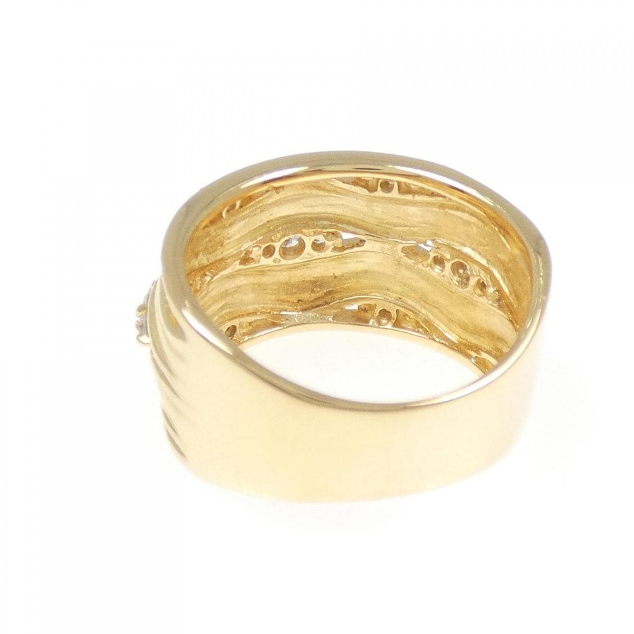 K18YG ダイヤモンド リング 0.30CT