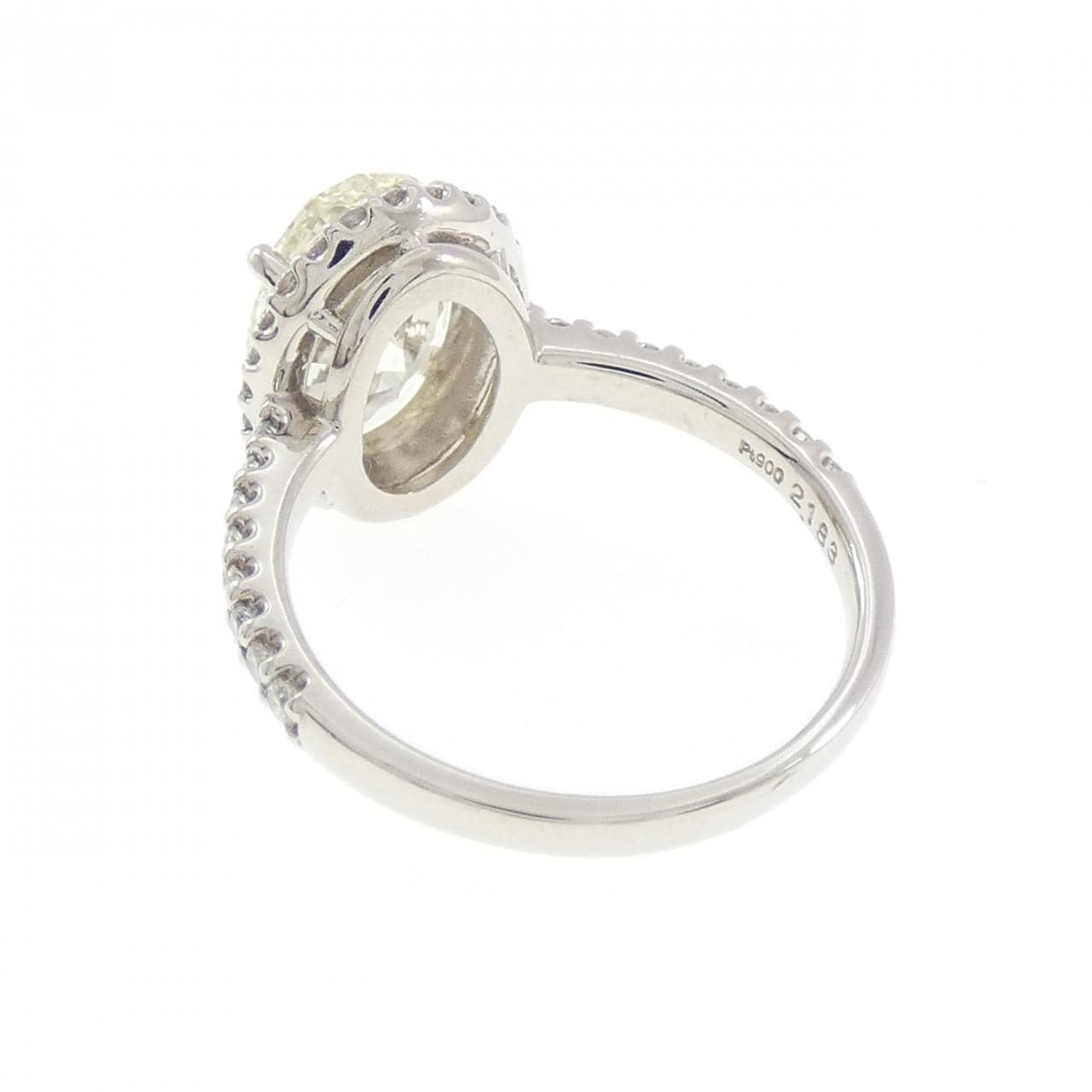 PT900 ダイヤモンド リング 2.183CT LY VS2 オーバルカット