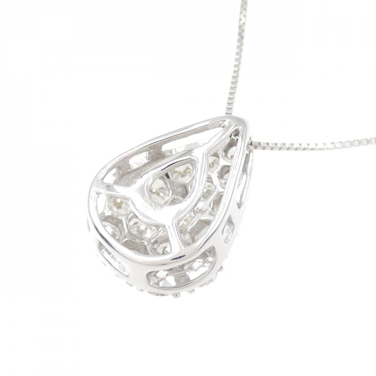 K18WG ダイヤモンド ネックレス 1.00CT