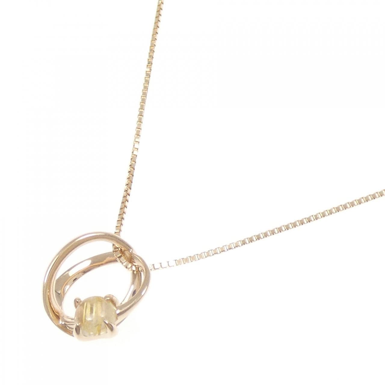 スタージュエリー ルチルクオーツ ネックレス