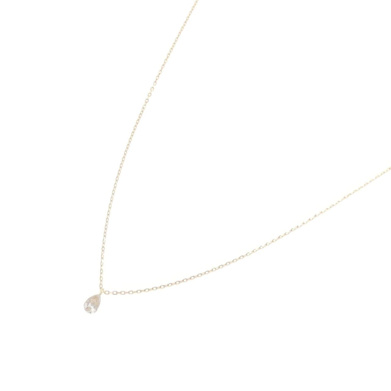 アガット ダイヤモンド ネックレス 0.1CT