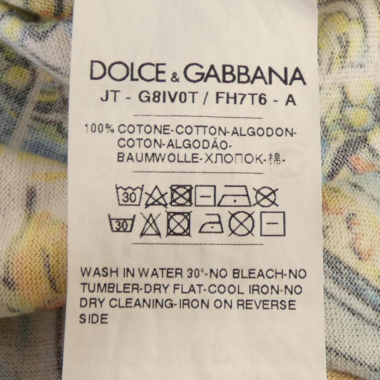 ドルチェアンドガッバーナ DOLCE&GABBANA G8IV0T/FH7T6 Tシャツ