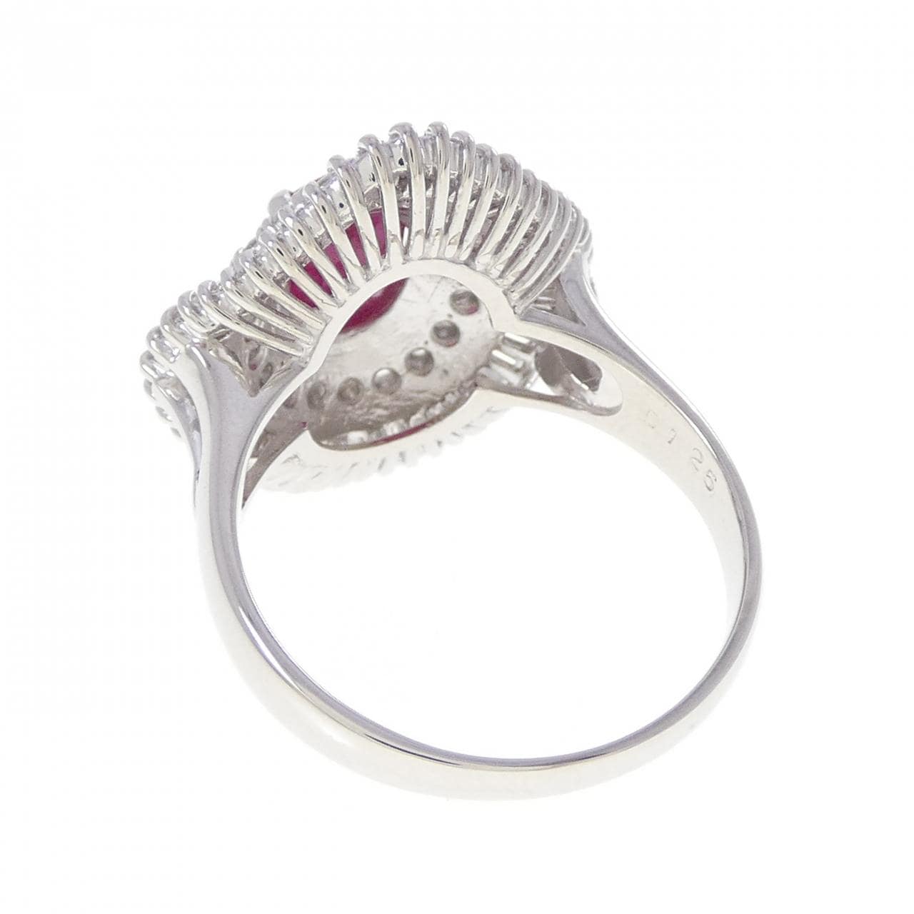 PT900 ルビー リング 1.85CT