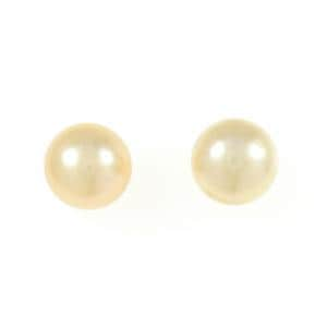 White Butterfly Pearl earrings/earrings