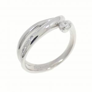 K18WG ダイヤモンド リング 0.11CT