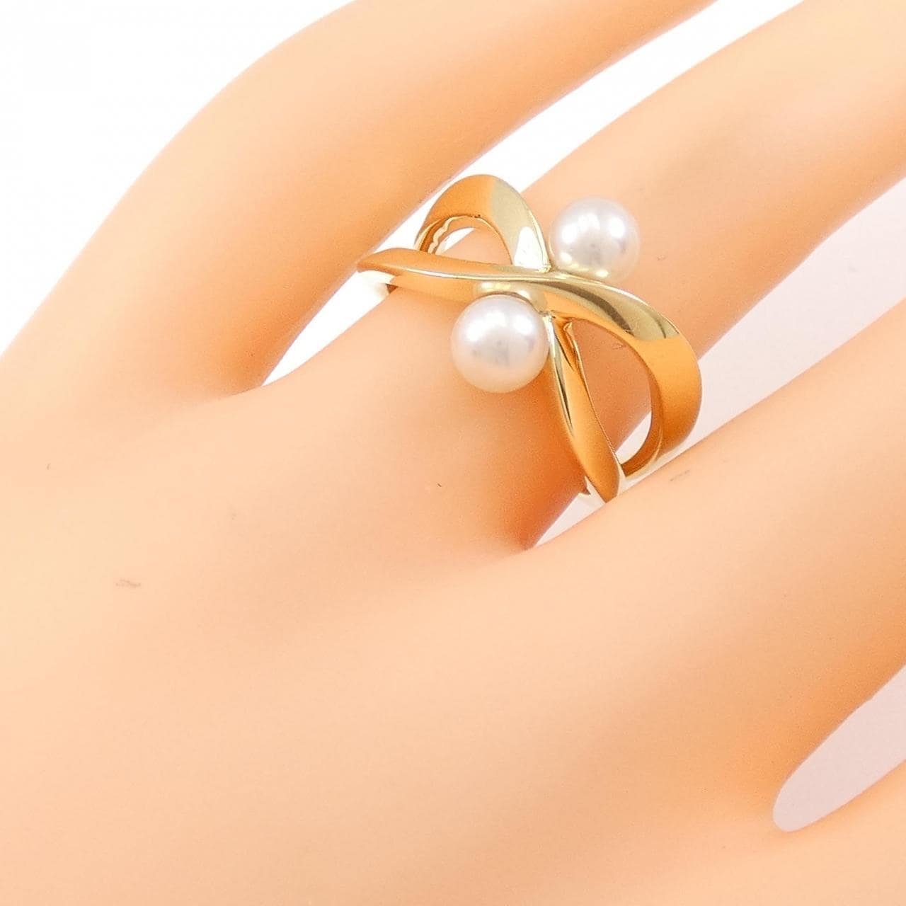 MIKIMOTO akoya pearl ring