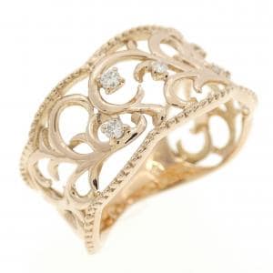 K18PG ダイヤモンド リング 0.05CT
