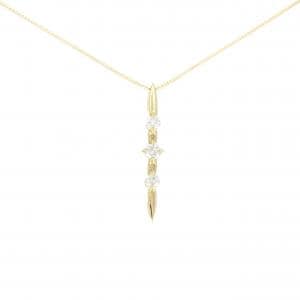 K18YG 2WAY ダイヤモンド ネックレス 0.30CT