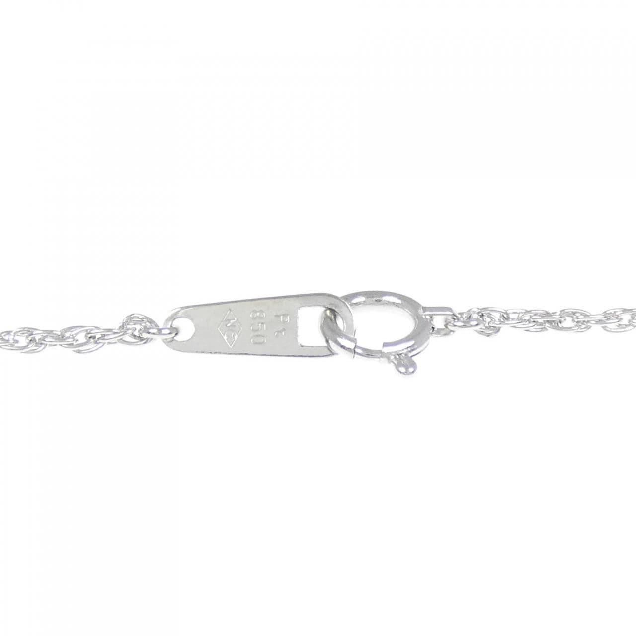 PT900/PT850 ルビー ネックレス 0.51CT