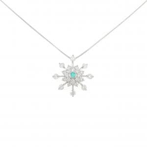 PT900/PT850 パライバトルマリン ネックレス 0.04CT