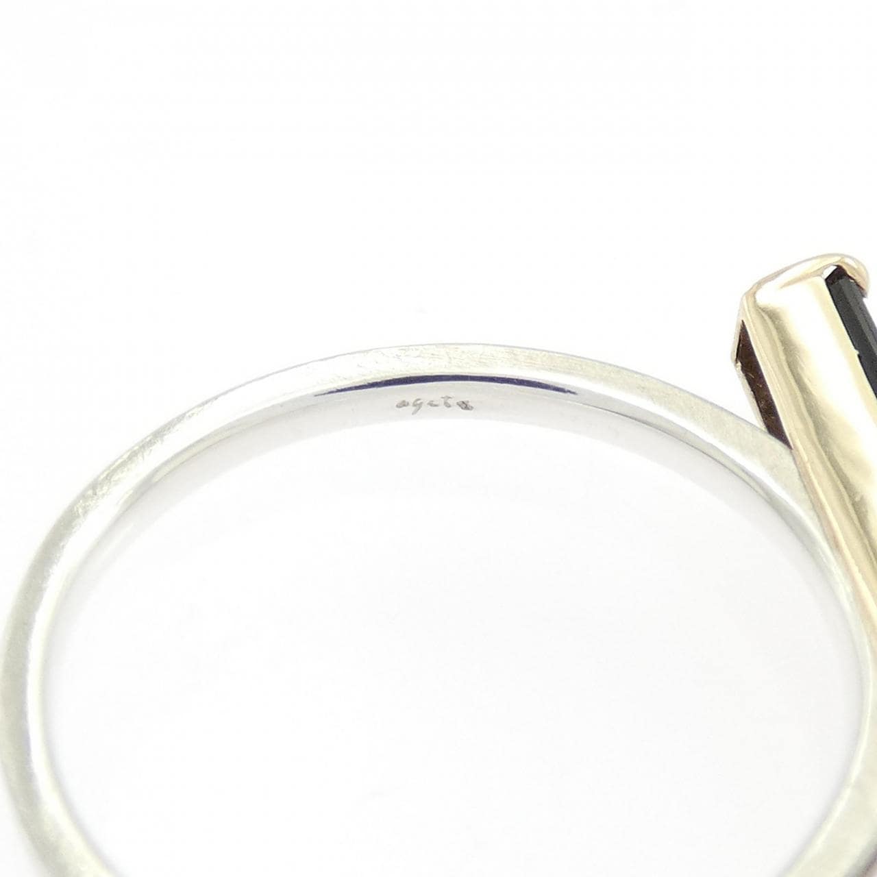 アガット オニキス リング