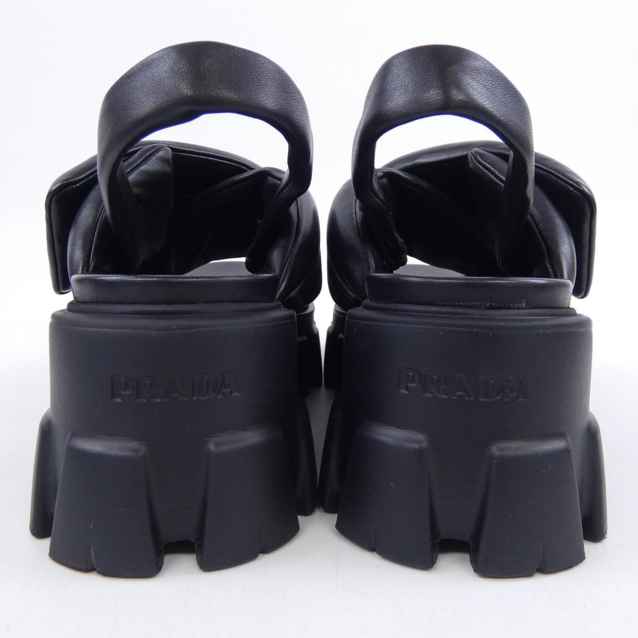 プラダ PRADA モノリス サンダル 1X123N トライアングルロゴ サンダル