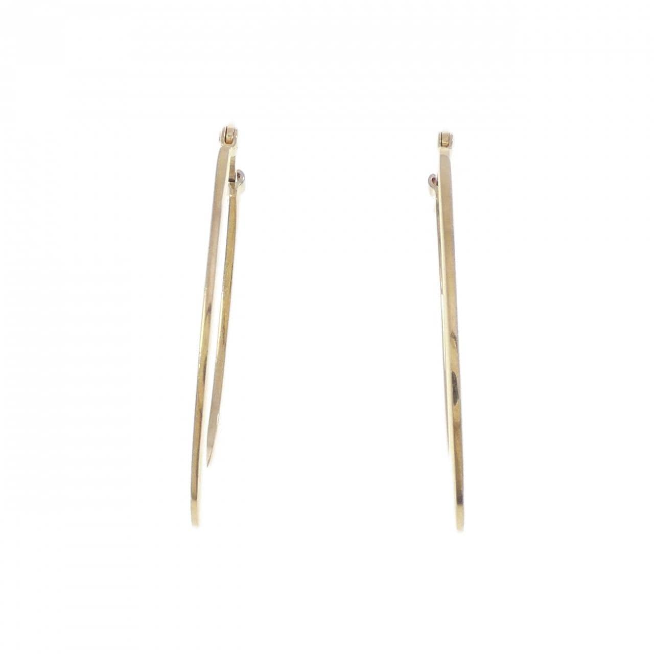 750YG ダイヤモンド ピアス