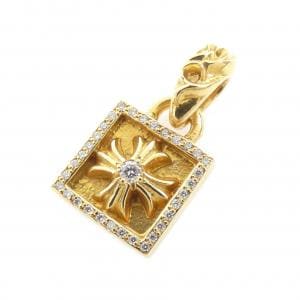クロムハーツ CHROME HEARTS FRAMED GLD CH PLUS PAVE DMND 202033725GLDXXX144 PENDANT