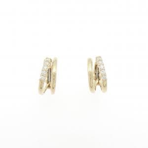 K10YG ダイヤモンド イヤリング 0.14CT
