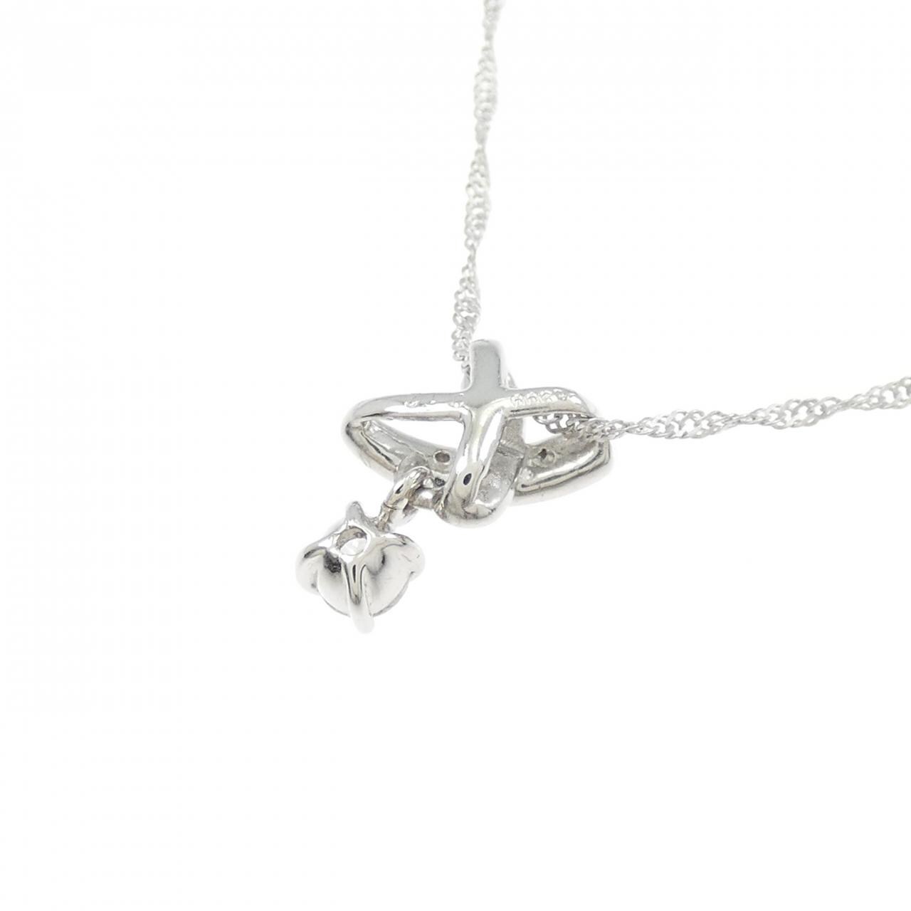 PT900/PT850 ダイヤモンド ネックレス 0.12CT