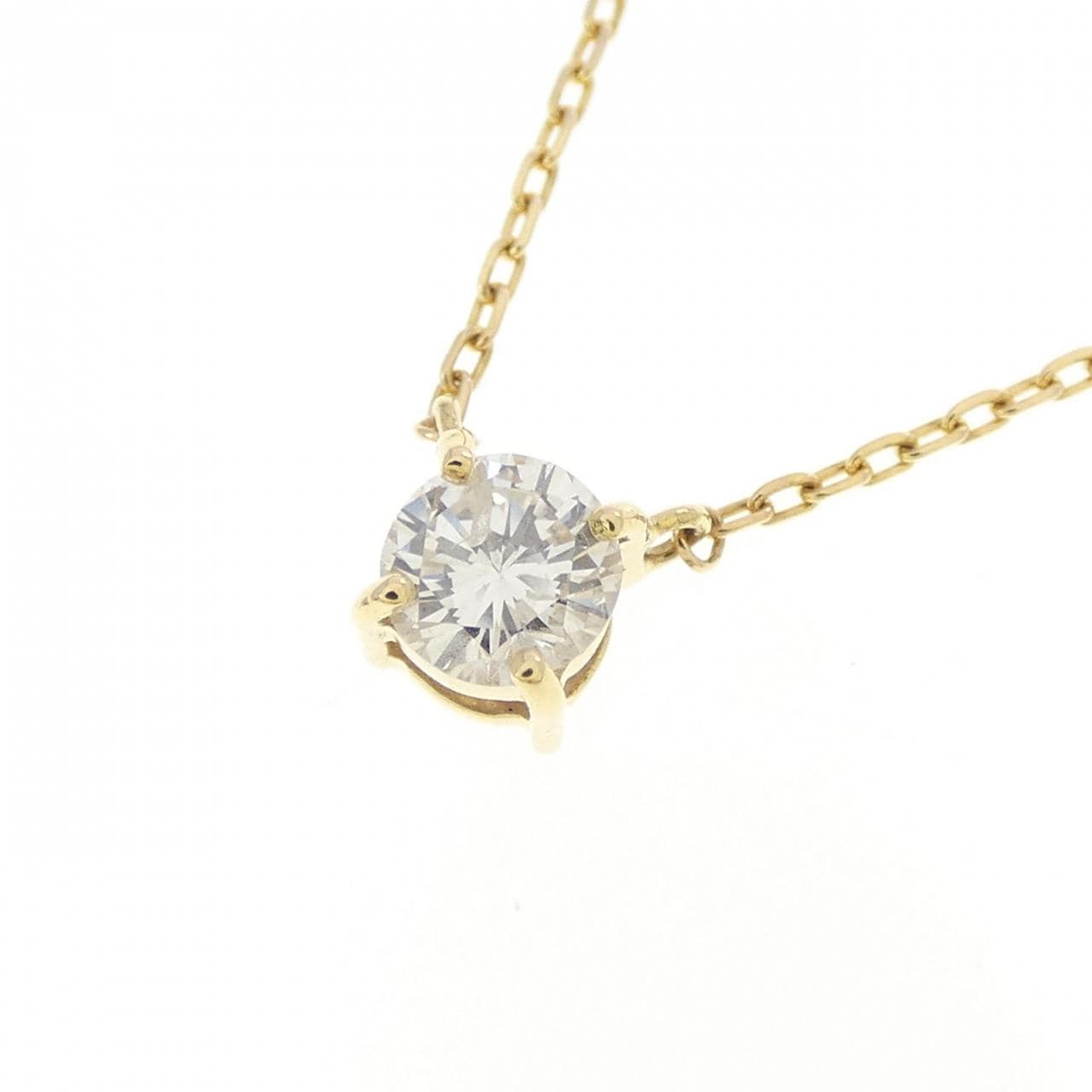 K18YG ダイヤモンド ネックレス 0.20CT