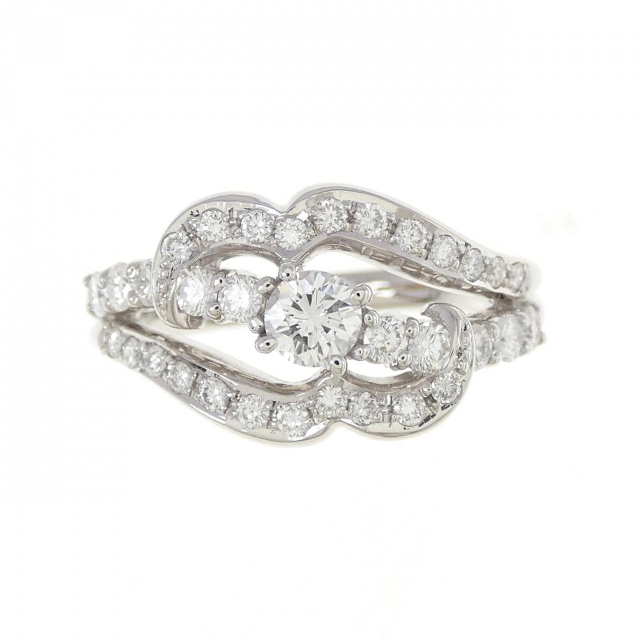 PT ダイヤモンド リング 0.75CT