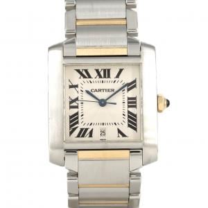 Cartier Tank Française LM combination W51005Q4 SSxYG Automatic