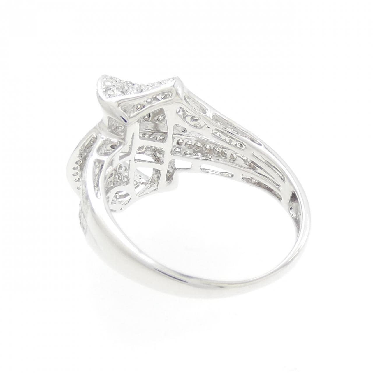 K18WG ダイヤモンド リング 0.50CT