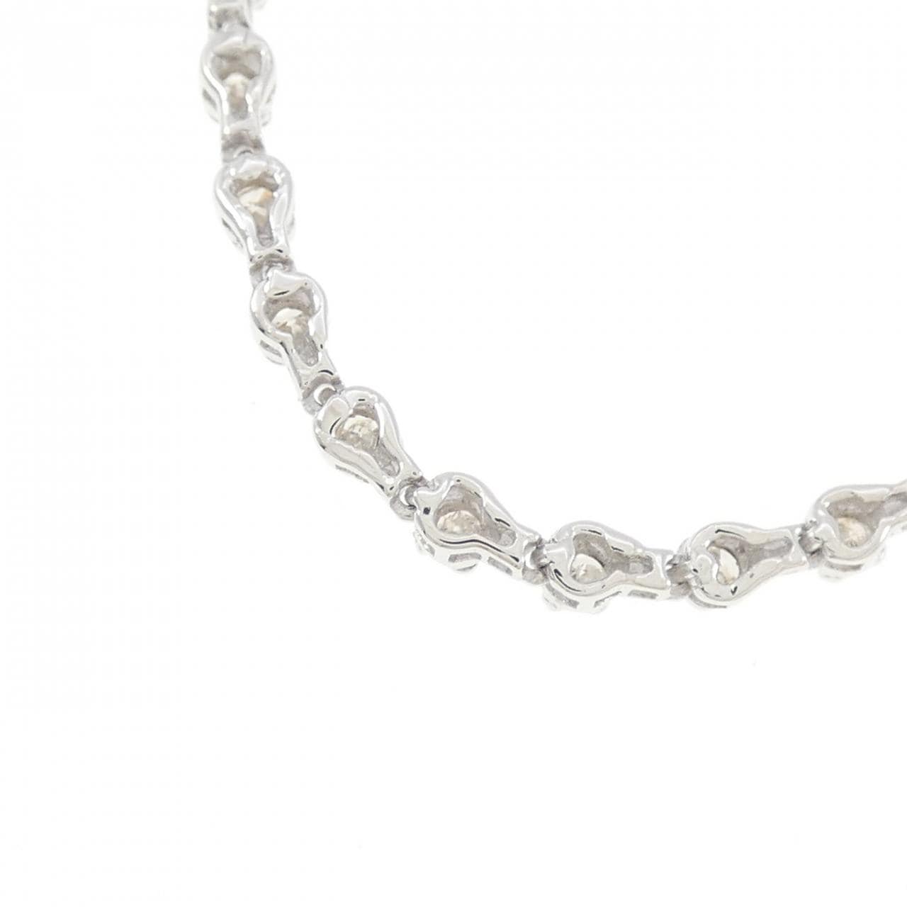 K18WG ダイヤモンド ネックレス 2.00CT