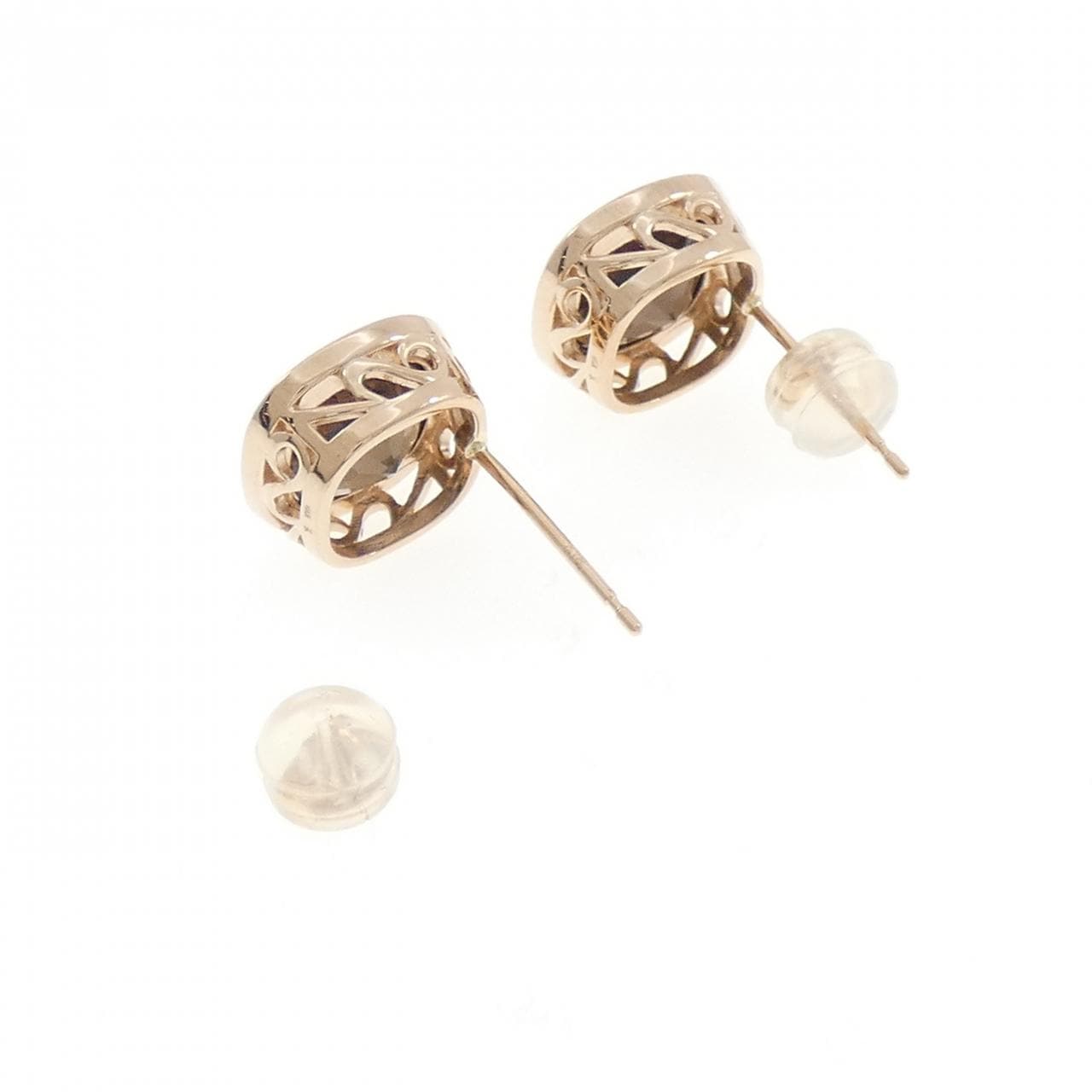 ヴァンドーム スモーキークォーツ ピアス