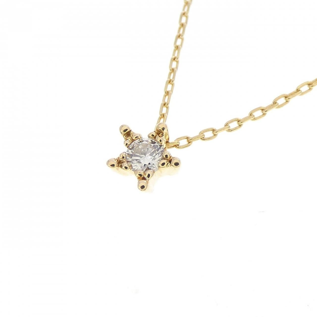 スタージュエリー ダイヤモンド ネックレス 0.04CT