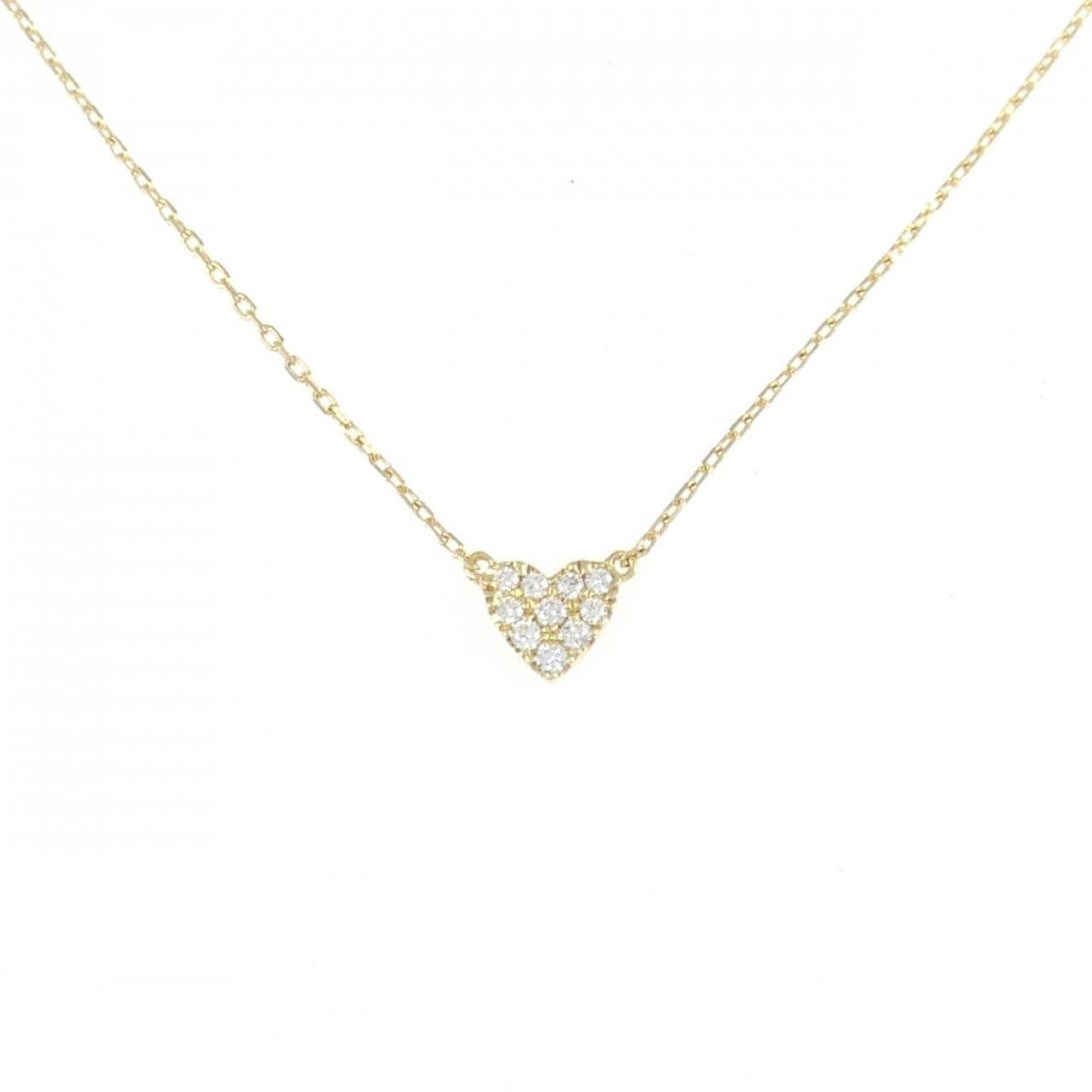 アーカー ハートパヴェ ネックレス 0.05CT