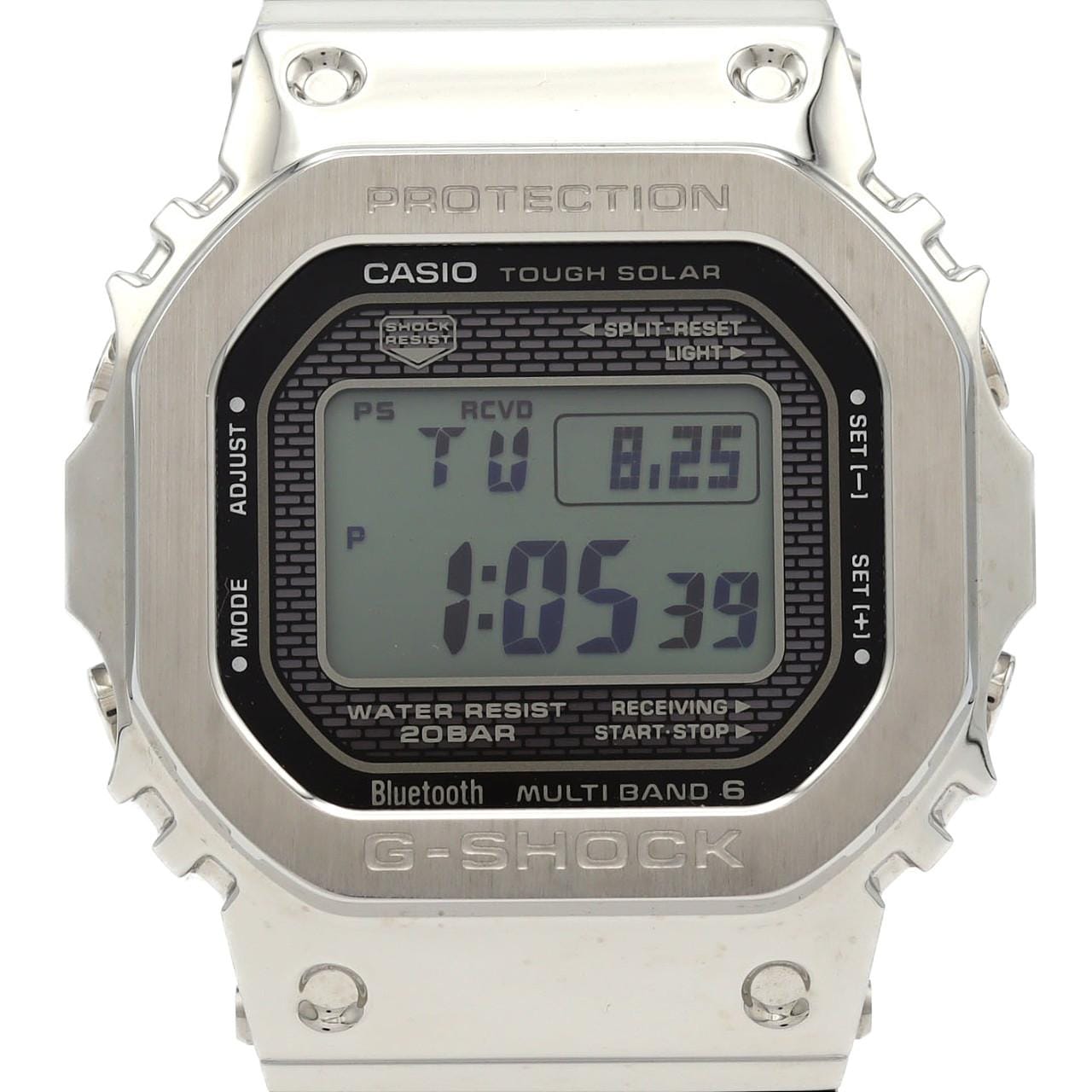カシオ G-SHOCK 電波時計 GMW-B5000D-1JF SS ソーラークォーツ