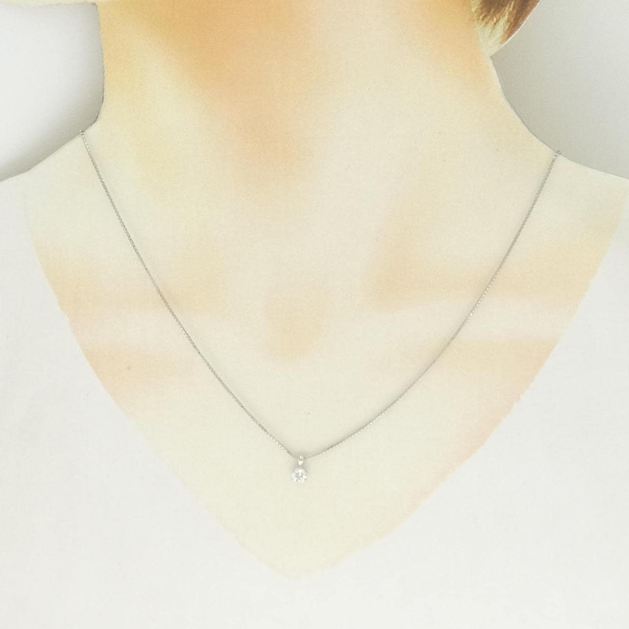 PT900/PT850 ダイヤモンド ネックレス 0.237CT
