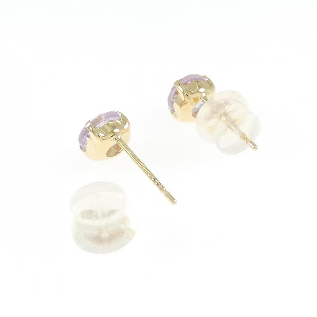 K18YG Amethyst Earrings 0.90CT