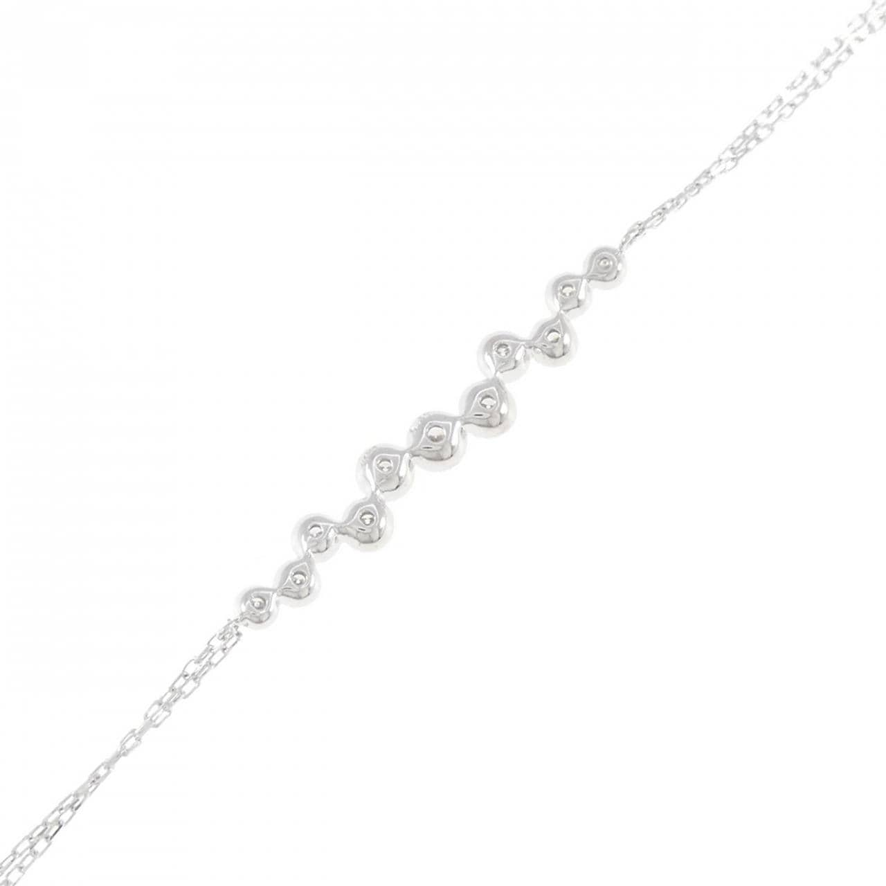 K18WG Diamond bracelet 0.30CT