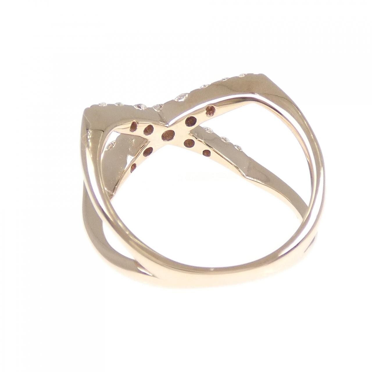K18PG ダイヤモンド リング 0.50CT