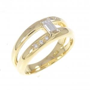 K18YG ダイヤモンド リング 0.22CT